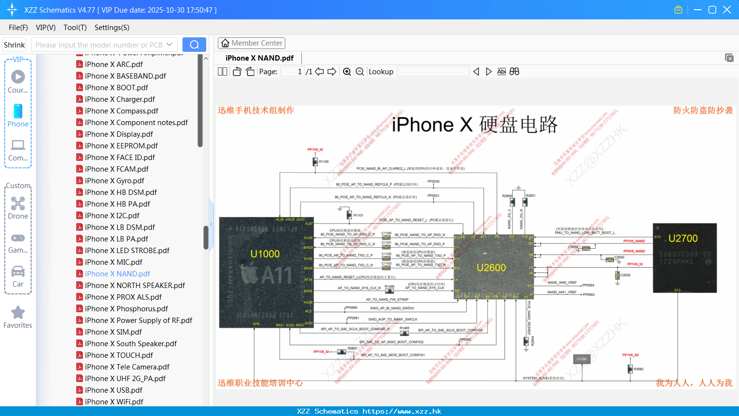 IPhone X NAND